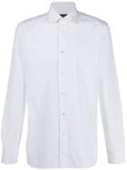 Ermenegildo Zegna Long-sleeved Buttoned Shirt - White