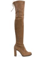 Stuart Weitzman Thigh High Boots - Brown