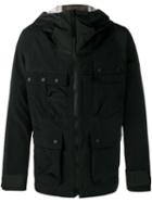 White Mountaineering Hooded Jacket, Men's, Size: 2, Blue, Nylon/polyester