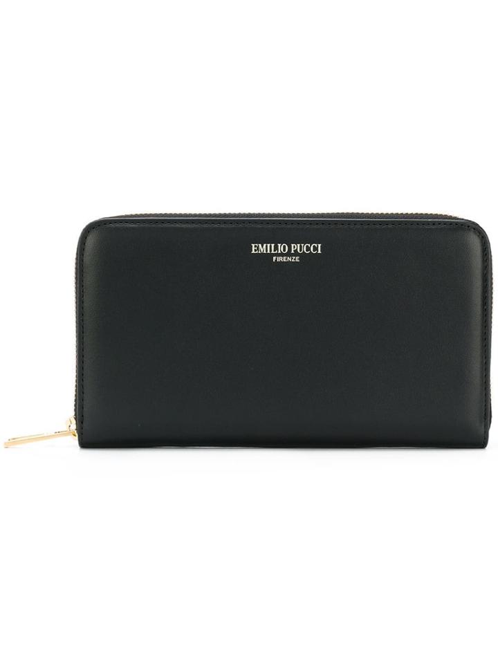 Emilio Pucci Zip Around Wallet - Black