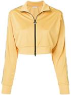 Chiara Ferragni Cropped Eye Sleeve Sweatshirt - Yellow