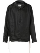Herman Hooded Windbreaker Jacket - Black