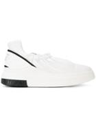 Cinzia Araia Elasticated Detail Sneakers - White