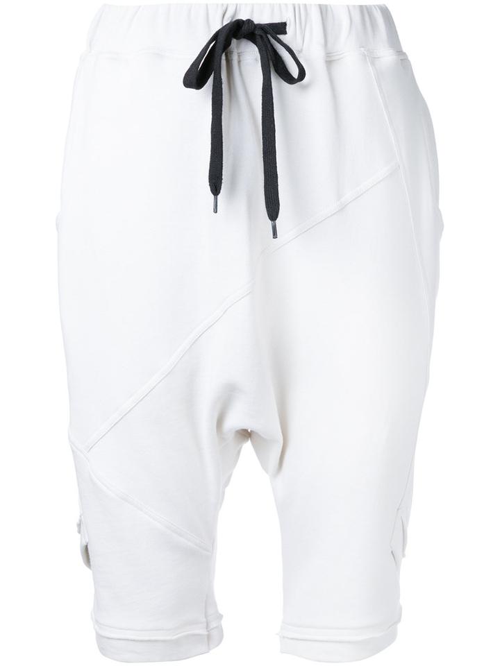 First Aid To The Injured - Pharynx Shorts - Women - Cotton - 2, White, Cotton