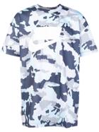 Nike Camouflage Print Mesh T-shirt - Blue