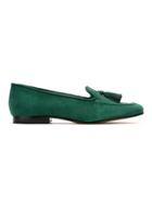 Blue Bird Shoes Barbicacho Suede Loafers - Green