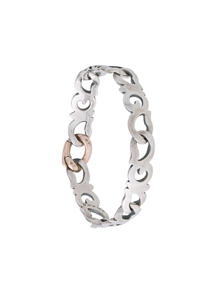 Hum Engraved Bracelet - Metallic