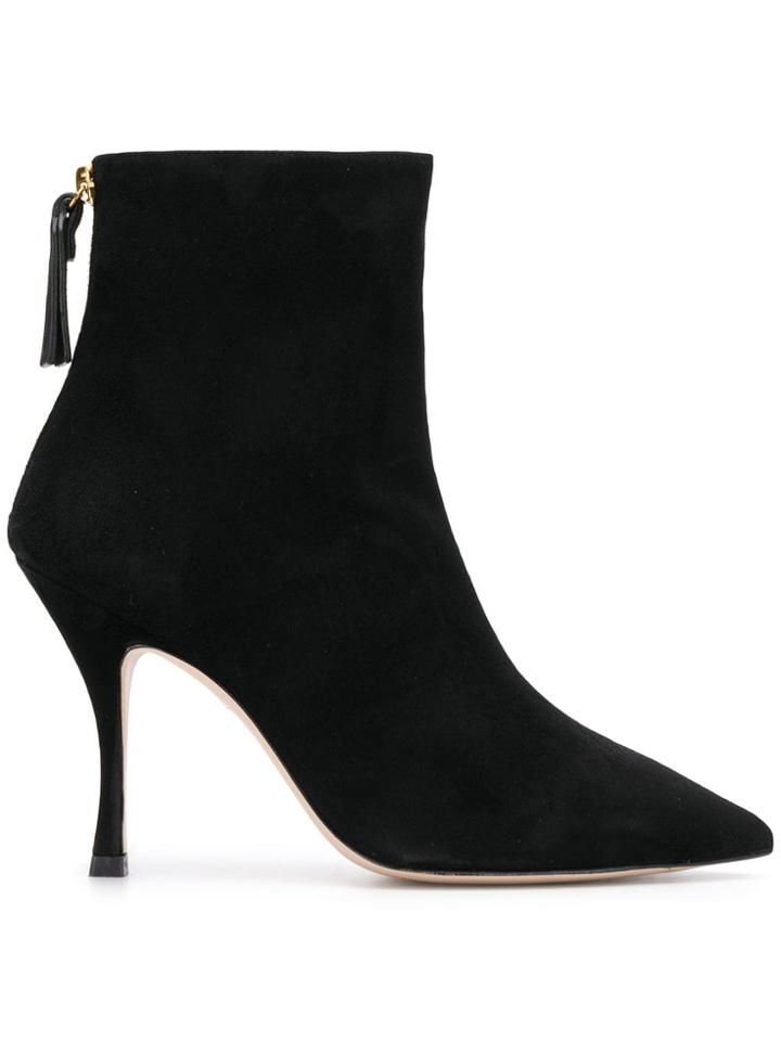 Stuart Weitzman Juniper Booties - Black