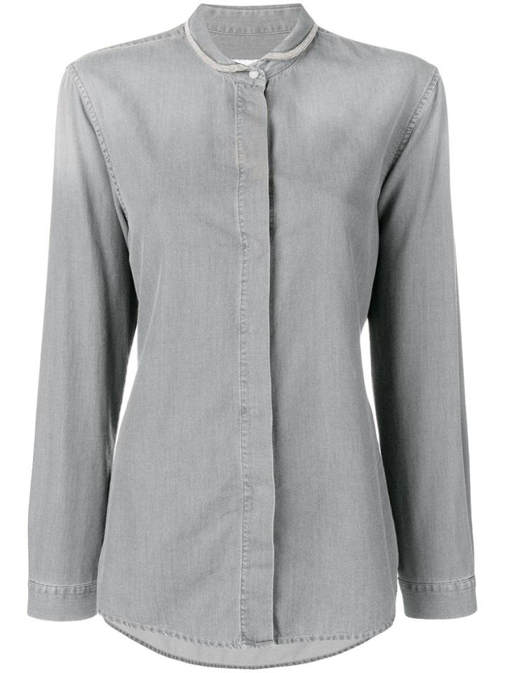 Fabiana Filippi Slim-fit Shirt - Grey