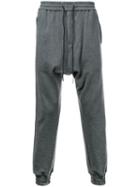 Juun.j - Tapered Drawstring Sweatpants - Men - Acrylic/nylon/polyamide/wool - 48, Grey, Acrylic/nylon/polyamide/wool