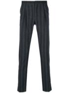 Entre Amis Striped Trousers - Grey