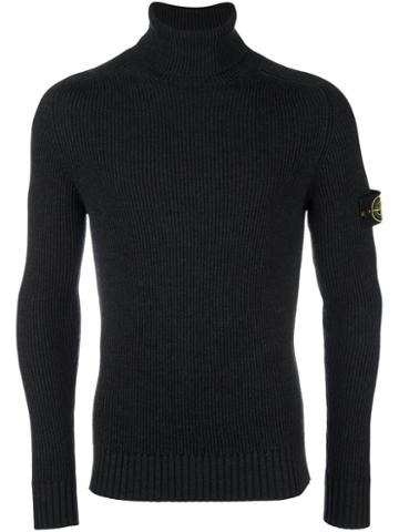 Stone Island - Turtleneck Jumper - Men - Wool - Xxl, Grey, Wool
