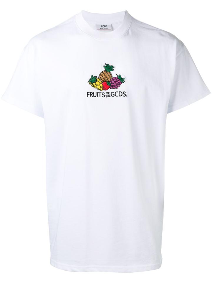 Gcds Fruit Print T-shirt - White