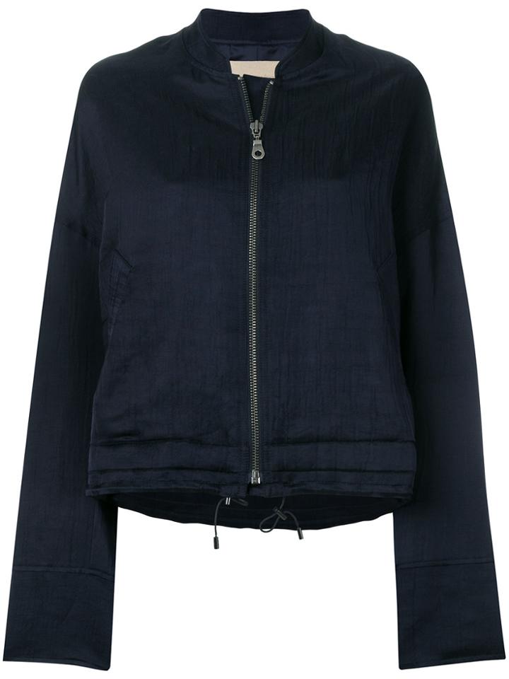 Christian Wijnants Zipped Bomber Jacket - Blue