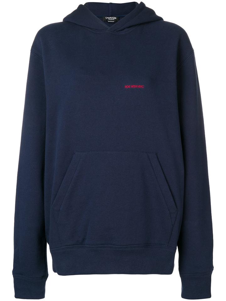Calvin Klein 205w39nyc Basic Hoodie - Blue
