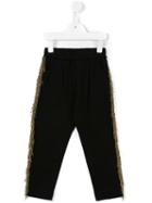 Douuod Kids Fringed Trousers, Toddler Boy's, Size: 4 Yrs, Black