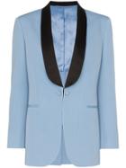 Calvin Klein 205w39nyc Two-tone Wool Tuxedo Jacket - Blue