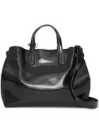 Burberry The Medium Soft Leather Banner - Black