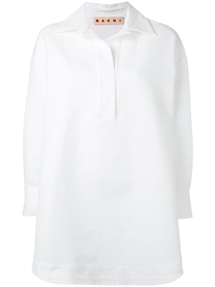 Marni Oversized Tunic Shirt - White