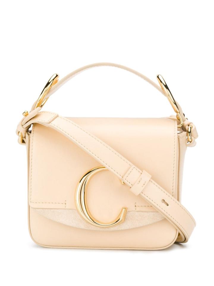 Chloé 'chloe C' Shoulder Bag - Neutrals