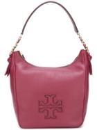 Tory Burch Logo Print Shoulder Bag, Women's, Pink/purple