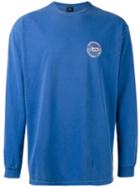 Stussy - Logo Print Longsleeved T-shirt - Men - Cotton - M, Blue, Cotton