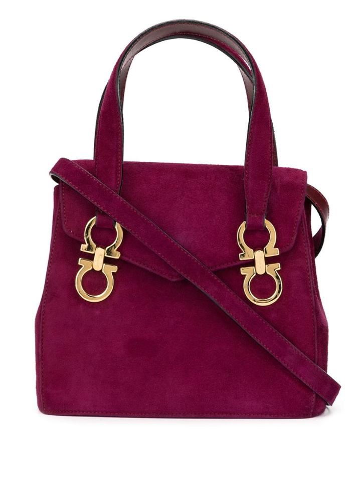 Salvatore Ferragamo Pre-owned Gancini 2-way Top-handle Bag - Purple