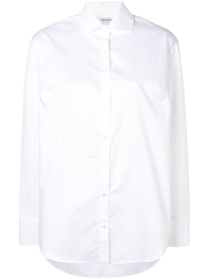 Osman Pointed Collar Shirt - White