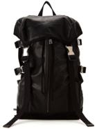 Maison Mihara Yasuhiro Buckled Backpack - Black