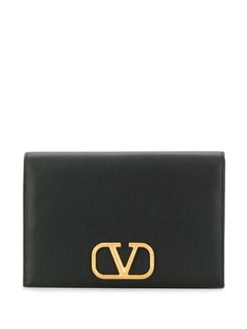 Valentino Valentino Garavani Vlogo Clutch Bag - Black