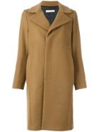 Golden Goose Deluxe Brand Single Breasted Midi Coat - Nude & Neutrals