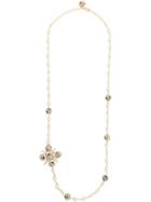 Edward Achour Paris Embellished Chain Necklace - White