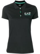 Ea7 Emporio Armani Logo Polo Shirt - Black