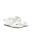 Montelpare Tradition Teen Bow Strap Sandals - White