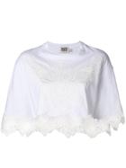 Fausto Puglisi Floral Lace T-shirt - White