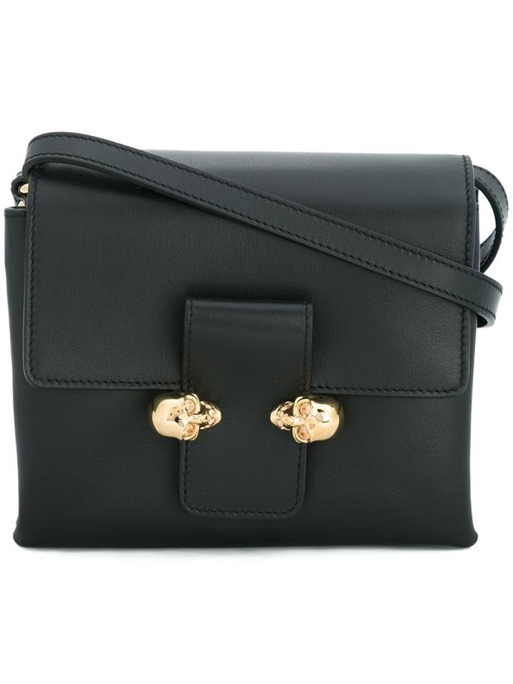 Alexander Mcqueen 'twin Skull' Satchel, Women's, Black