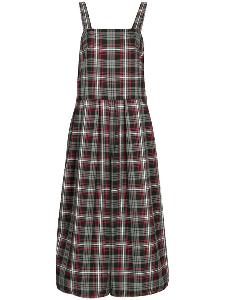 Shrimps Robert Tartan Jumpsuit - Grey
