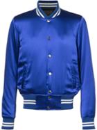 Amiri Classic Bomber Jacket, Men's, Size: Xl, Blue, Silk/cotton/cashmere