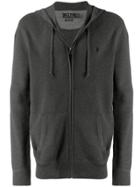 Polo Ralph Lauren Hooded Zip-up Cardigan - Grey