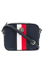 Tommy Hilfiger Logo Stripe Shoulder Bag - Blue