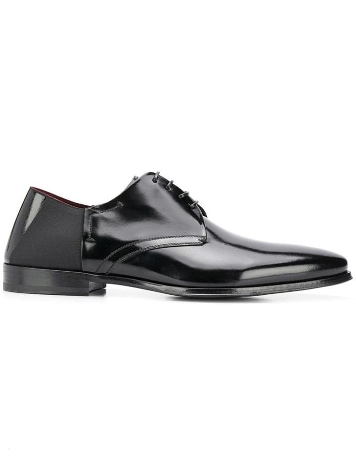 Dolce & Gabbana Polished Derby Shoes - Black