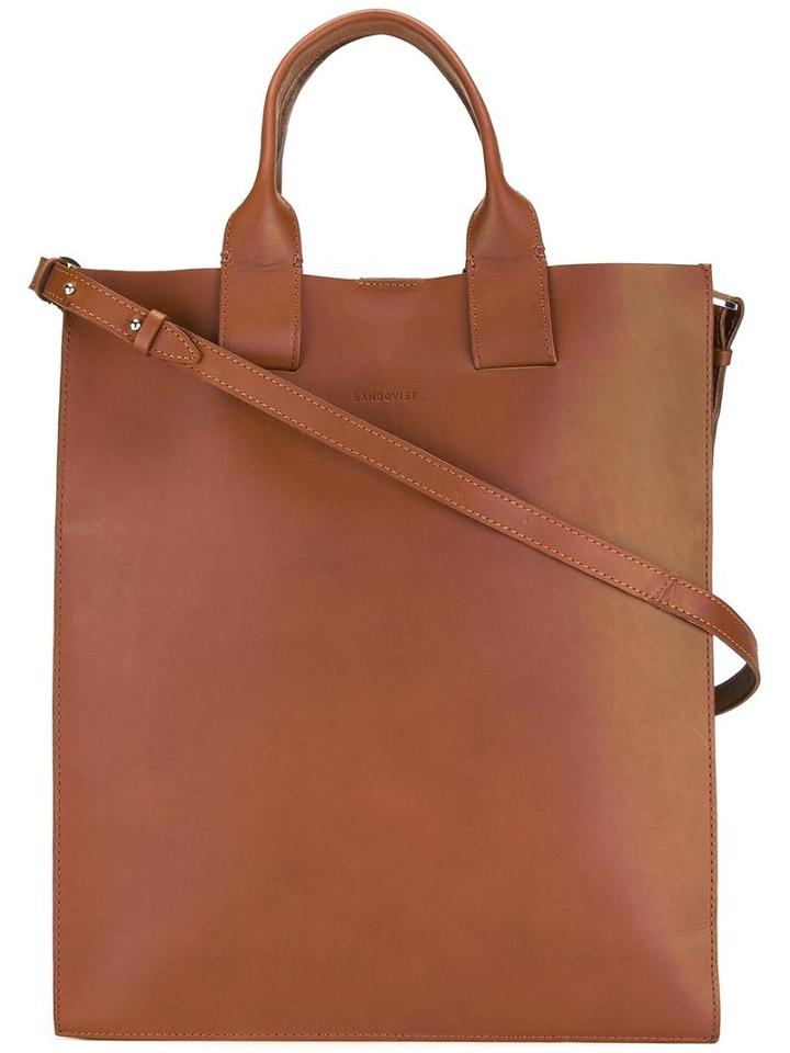 Sandqvist 'kajsa' Tote, Adult Unisex, Brown, Leather