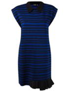 Gig Striped Knit Dress, Women's, Size: Medium, Black, Lurex/polyamide/viscose