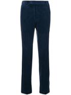 Ermenegildo Zegna Tailored Slim Trousers - Blue