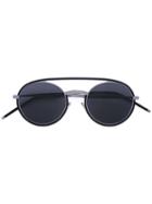 Dior Eyewear - Round Frame Sunglasses - Unisex - Acetate/metal (other) - One Size, Black, Acetate/metal (other)