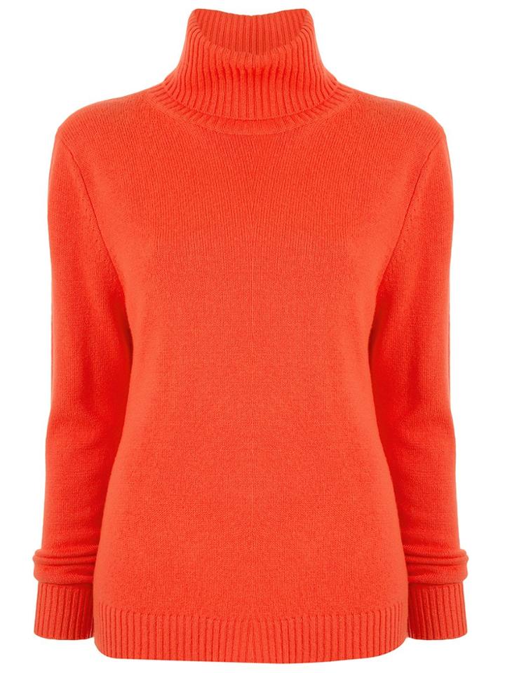 Aspesi Knit Turtleneck Sweater - Orange