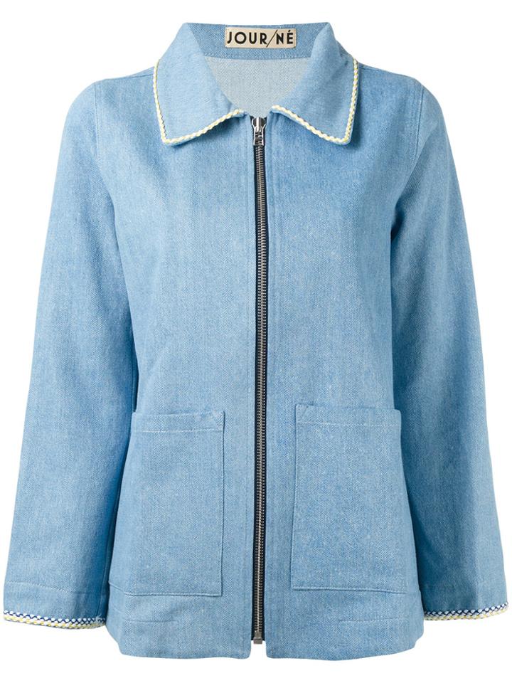 Jour/né Zipped Denim Jacket - Blue