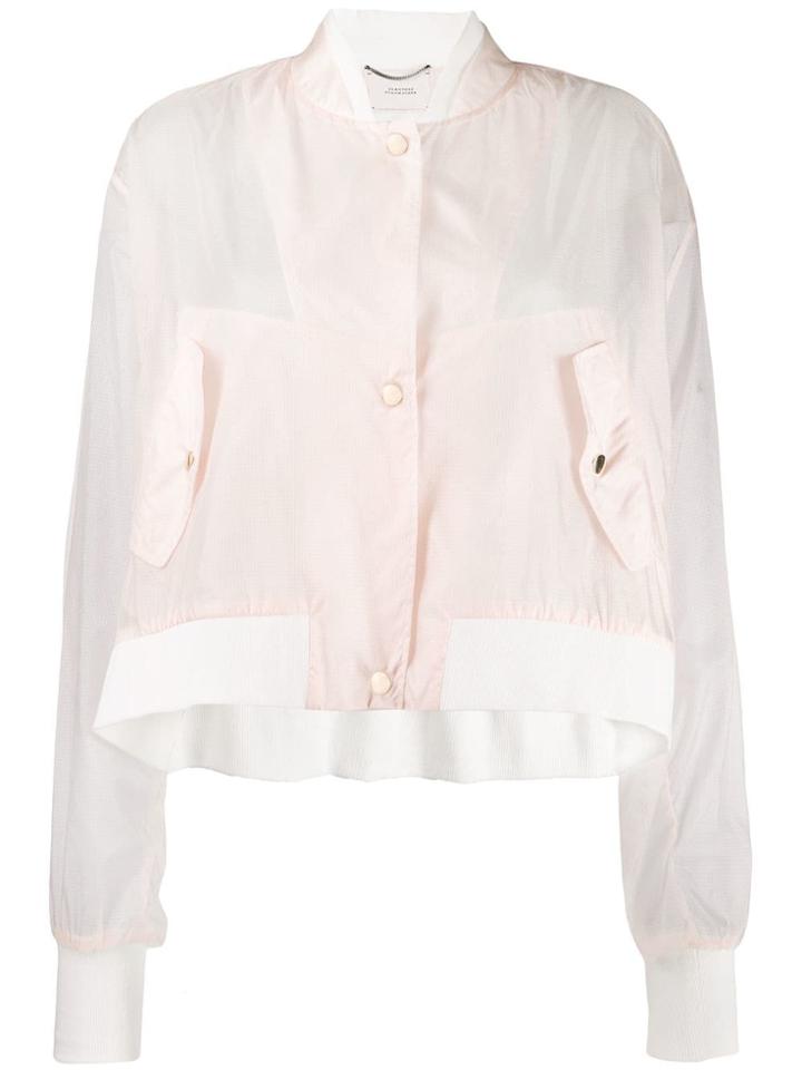 Dorothee Schumacher Sheer Bomber Jacket - Pink