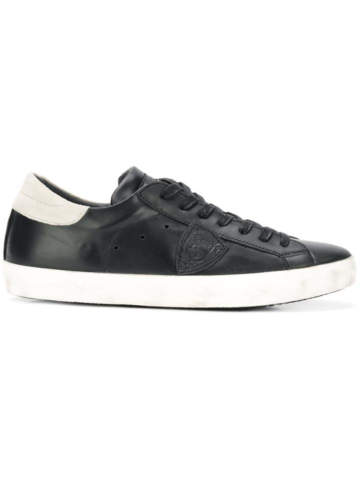 Philippe Model Rubber Sole Sneakers - Black