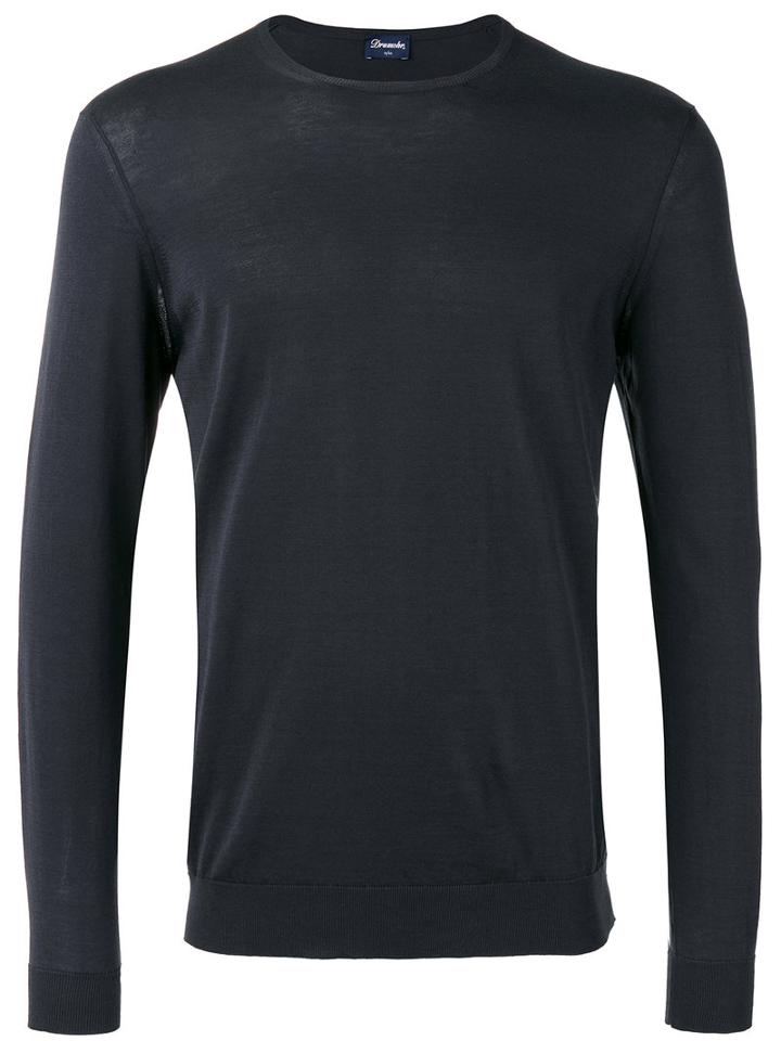 Drumohr - Crew Neck Top - Men - Cotton - 50, Grey, Cotton